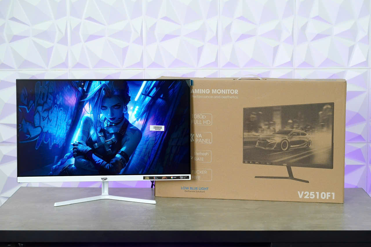 Màn hình phẳng VSP V2510F1 (25 inch, VA, FHD / 100Hz / 1ms) - Màu trắng 13 Màn hình phẳng VSP V2510F1 (25 inch, VA, FHD, 100Hz, 1ms)