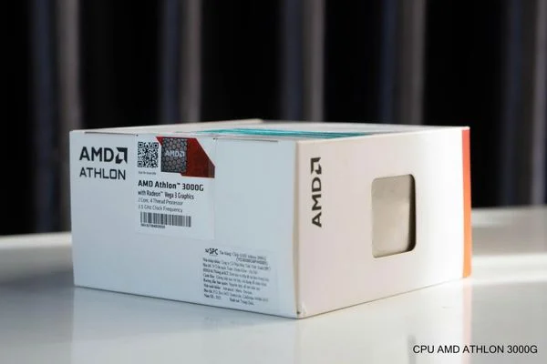 CPU AMD Athlon 3000G (3.5Ghz, 2 Nhân 4 Luồng, 5MB, AM4) Box 12 CPU AMD Athlon 3000G