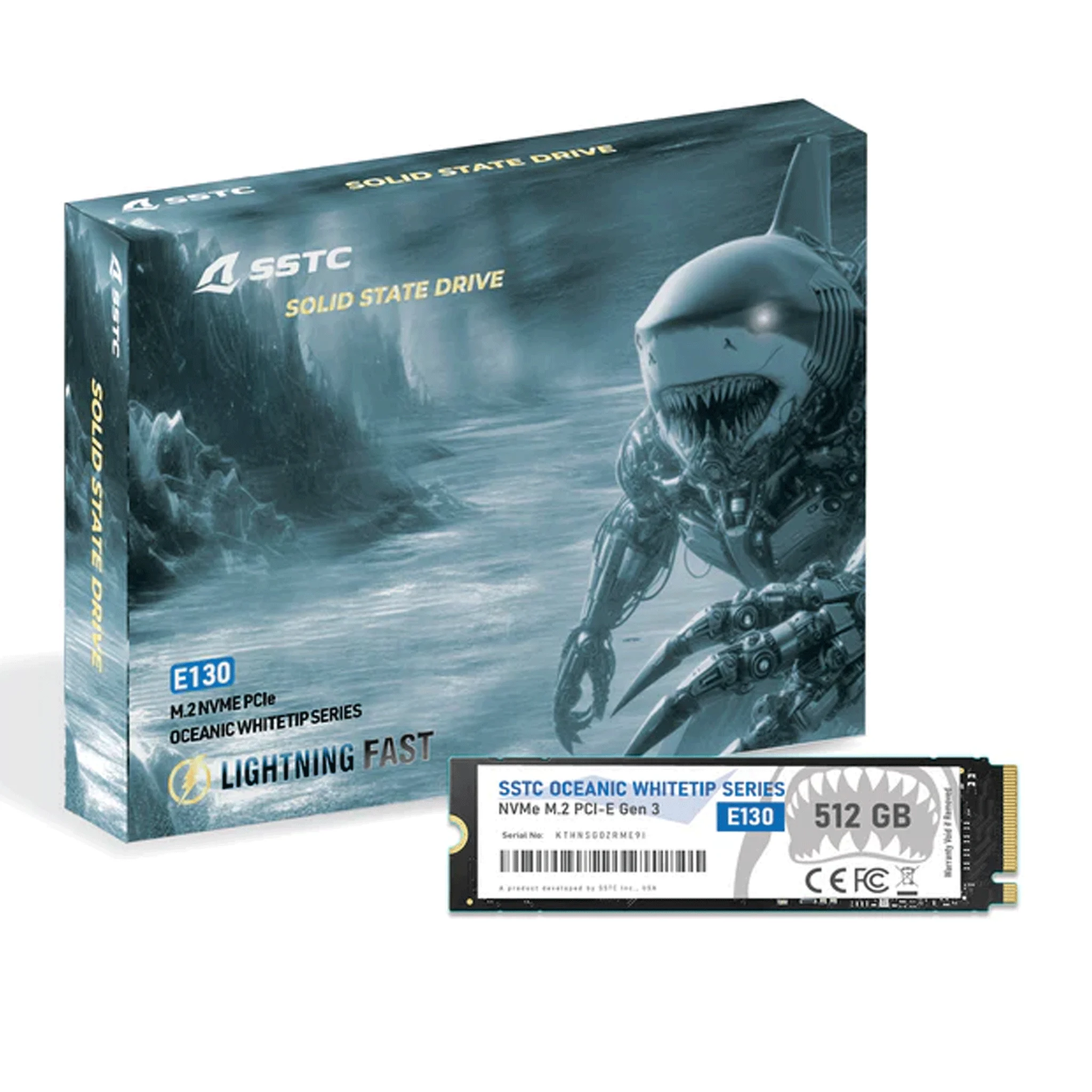 Ổ cứng SSD NVMe Oceanic Whitetip M.2 512GB SSTC - Chính hãng 3 Ổ cứng SSD NVMe Oceanic Whitetip M.2 512GB SSTC