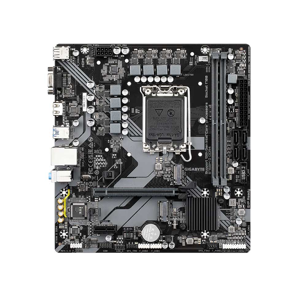 Bo mạch chủ Gigabyte B760M D DDR4 - Màu đen 10 Bo mạch chủ Gigabyte B760M D DDR4 - Màu đen
