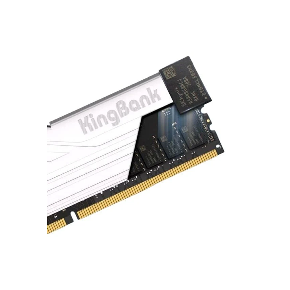RAM Kingbank 16GB DDR4 3200MHz Tản Nhiệt Trắng, INTEL/AMD 8 RAM Kingbank 16GB DDR4 3200MHz Tản Nhiệt Trắng, INTEL/AMD