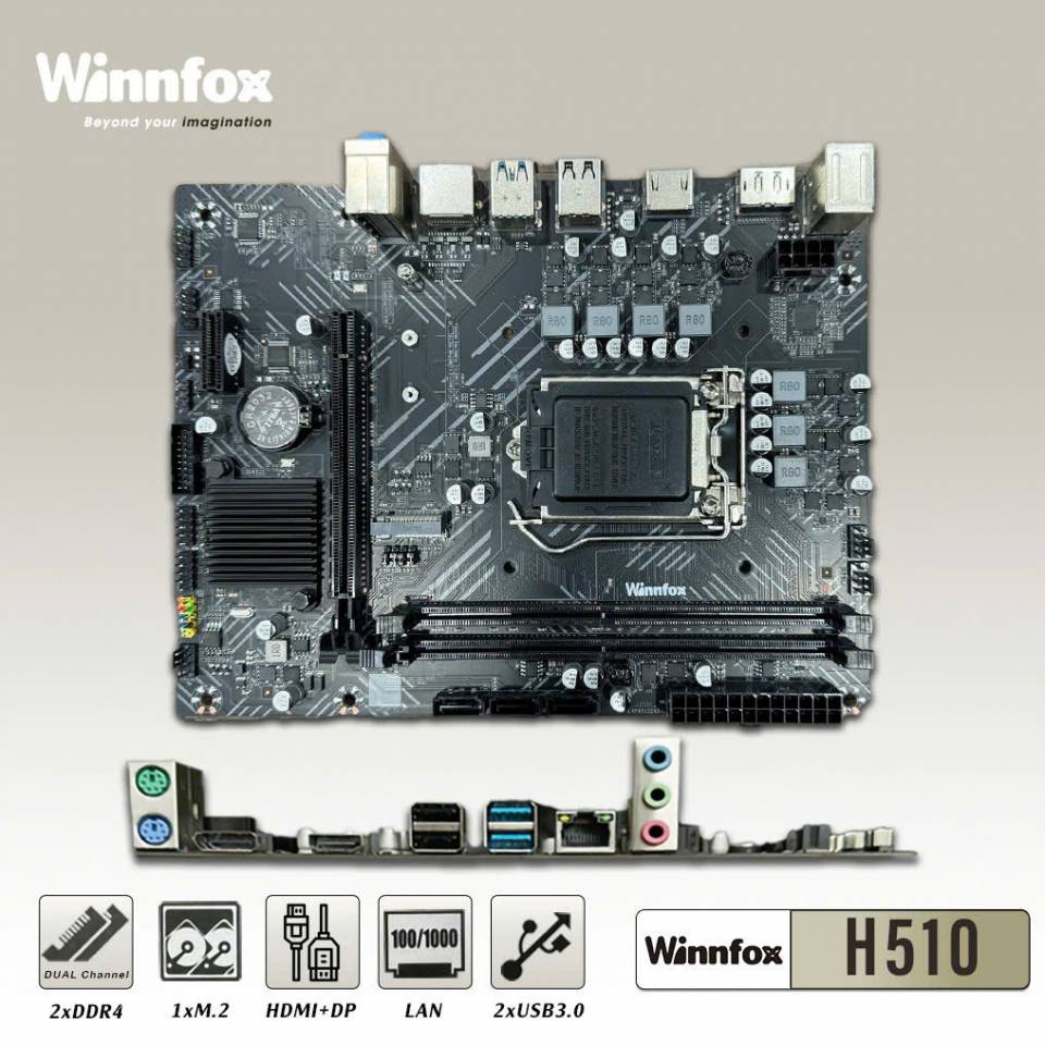 Bo mạch chủ H510 Winnfox DDR4 - Chính hãng 2 2469b451 17485793746839342e60c05