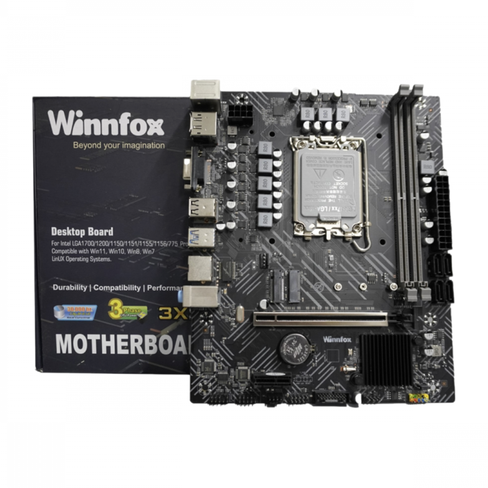Bo mạch chủ H610 Winnfox DDR4 - Chính hãng