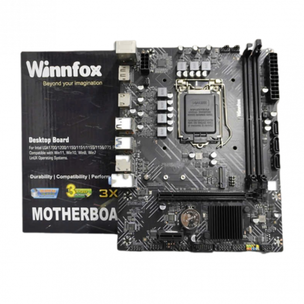 Bo mạch chủ H510 Winnfox DDR4 - Chính hãng