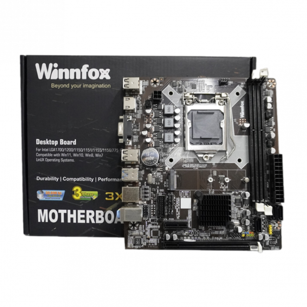 Bo mạch chủ H81 Winnfox DDR3 - Chính hãng