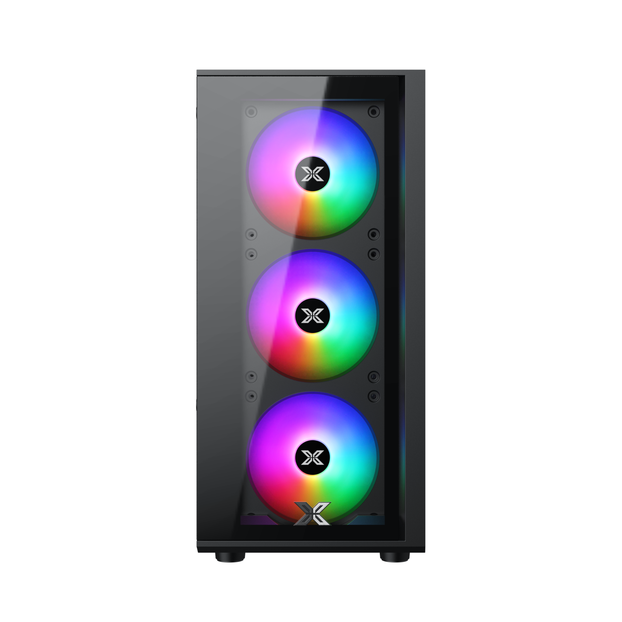 Thùng vỏ case Xigmatek MYX 3F (M-ATX, 3 Fan) - Màu đen 3