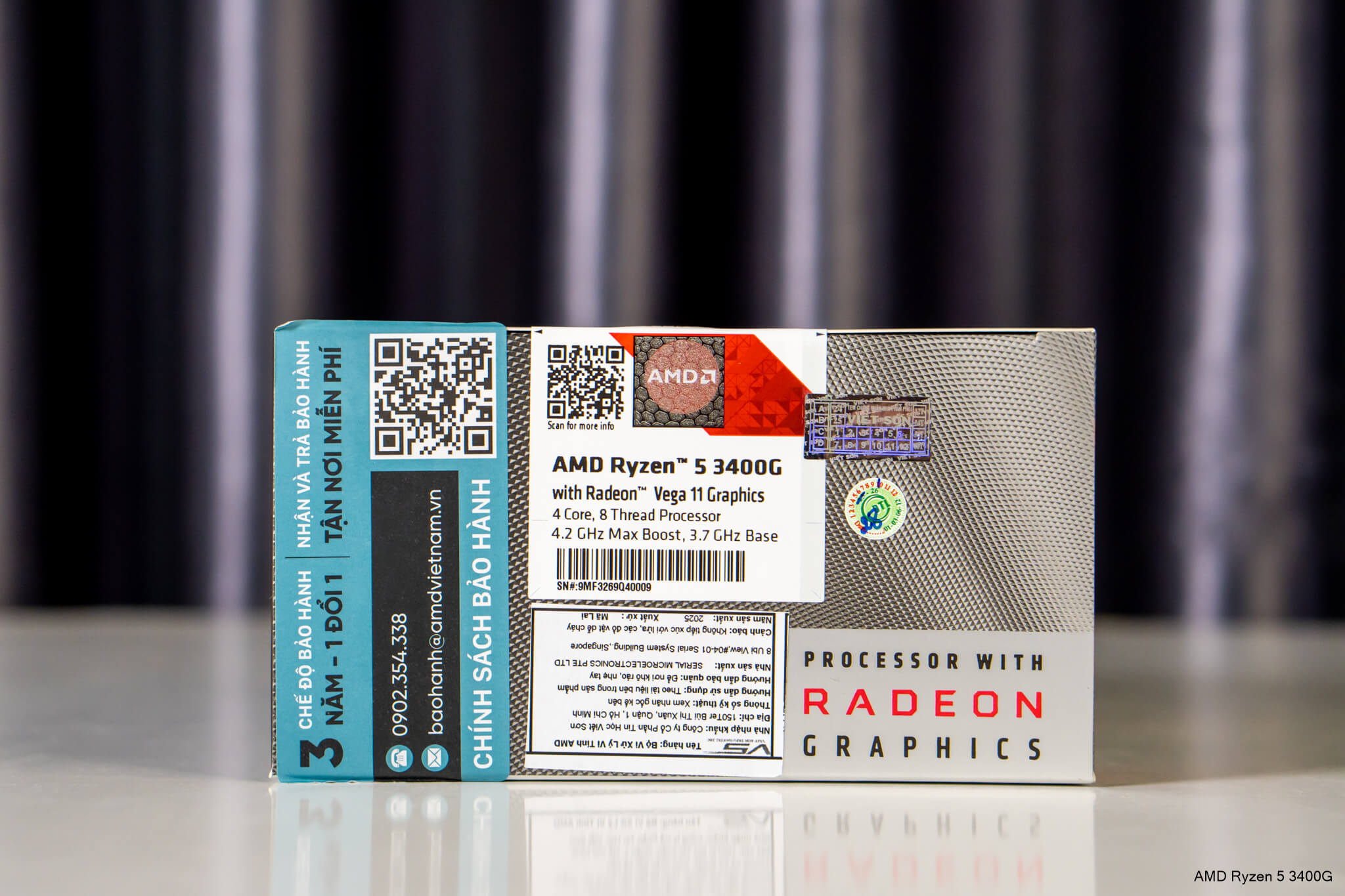 CPU AMD Ryzen 5 3400G (4.2 GHz, 6MB, 4N/8L, 65W) Box 11 DSC00571