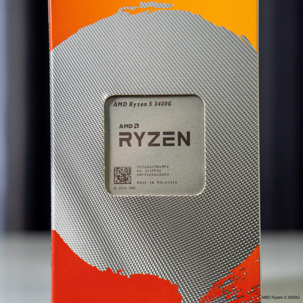 CPU AMD Ryzen 5 3400G (4.2 GHz, 6MB, 4N/8L, 65W) Box 7 DSC00577