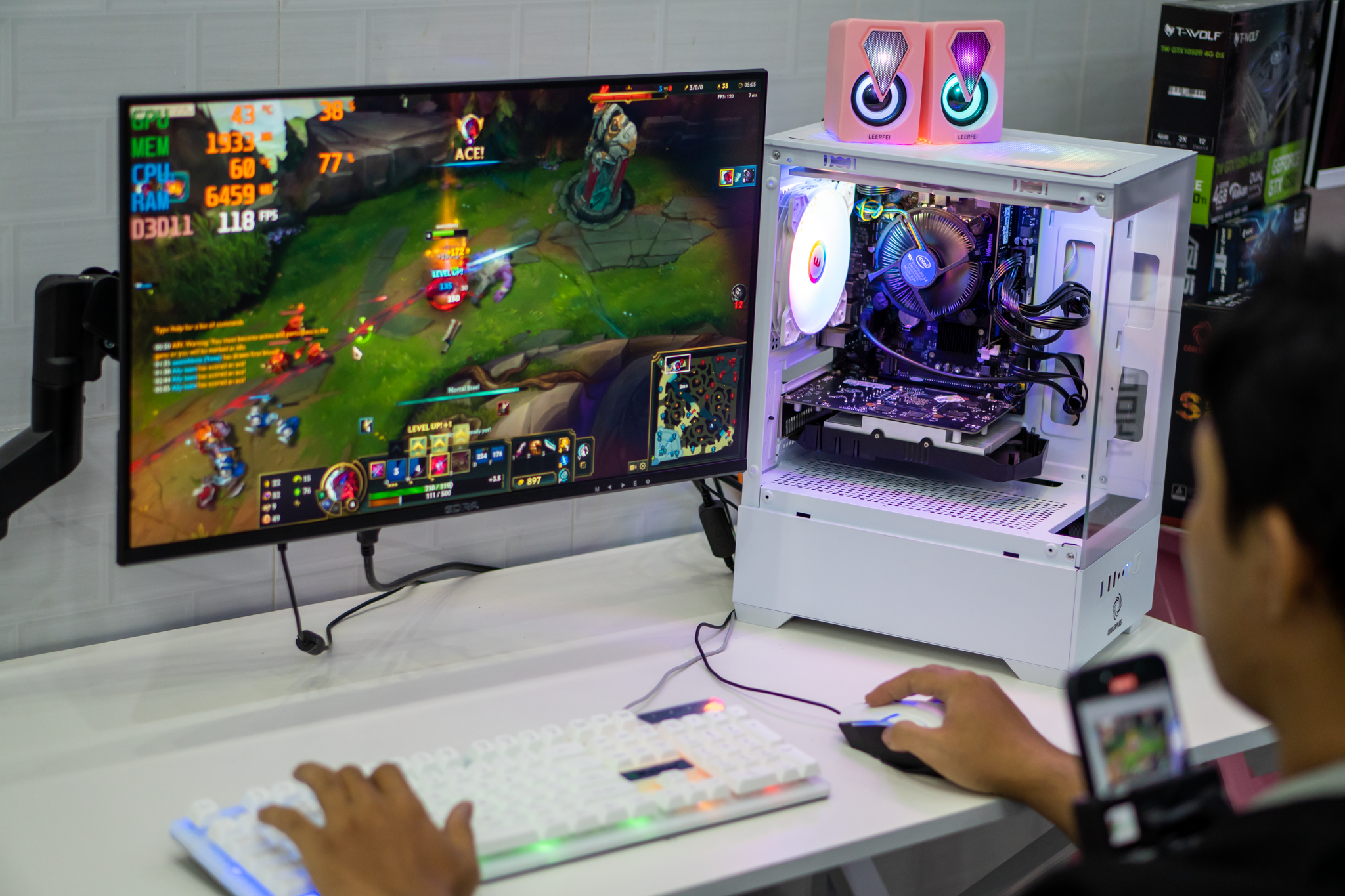 PC Gaming Trại Hè 01 (GTX 1050Ti 4G, i3 9100F, RAM 8G, SSD 256GB) 3 PC Gaming Trại Hè 01 (GTX 1050Ti 4G, i3 9100F, RAM 8G, SSD 256GB)