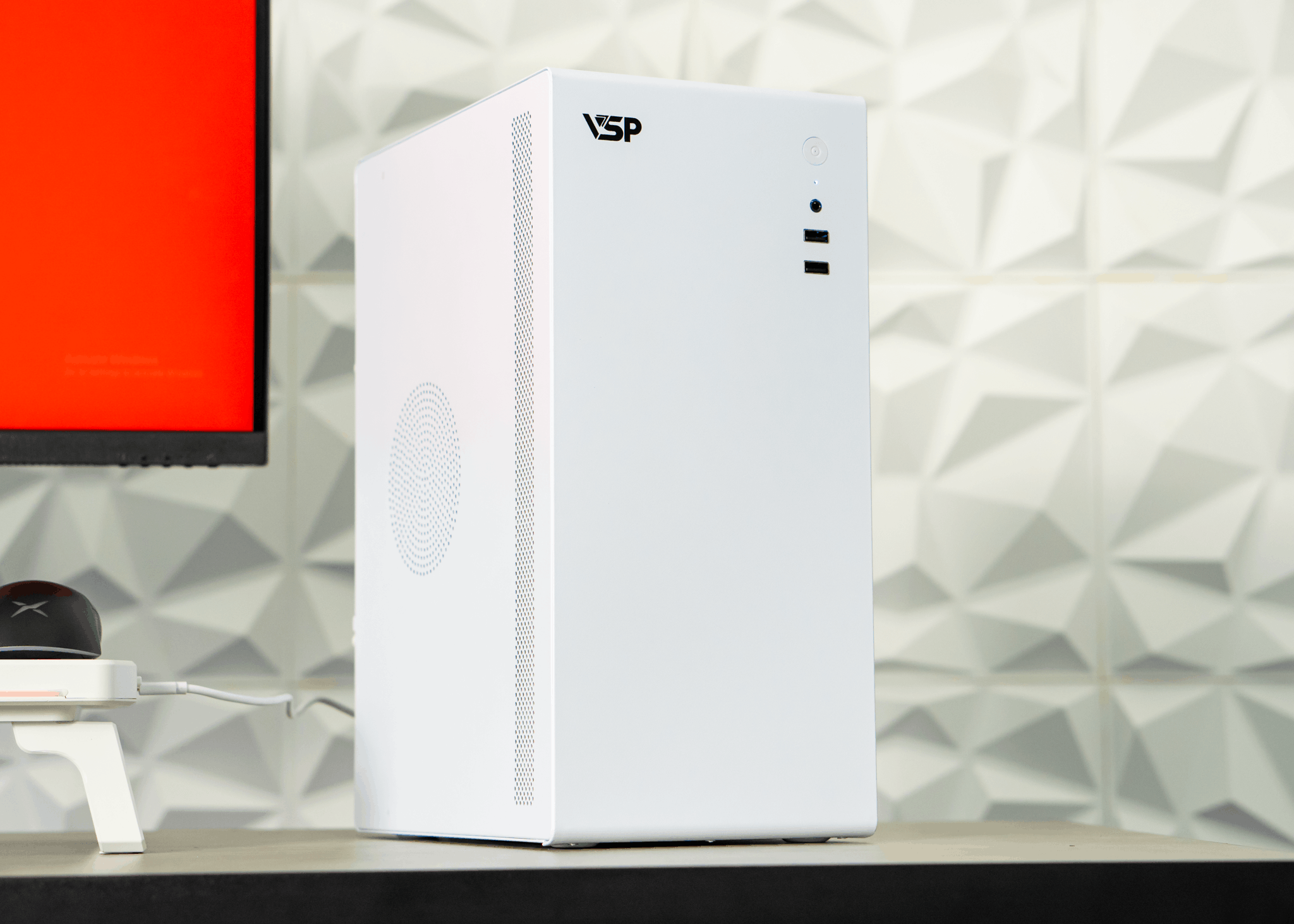 Thùng vỏ case văn phòng VSP V200 - Trắng 6 DSC07288