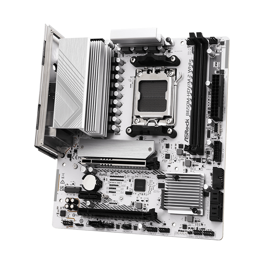 Bo mạch chủ AsRock B650M-HDV/M.2 DDR5 - Màu trắng 10 asrock binh tan 1