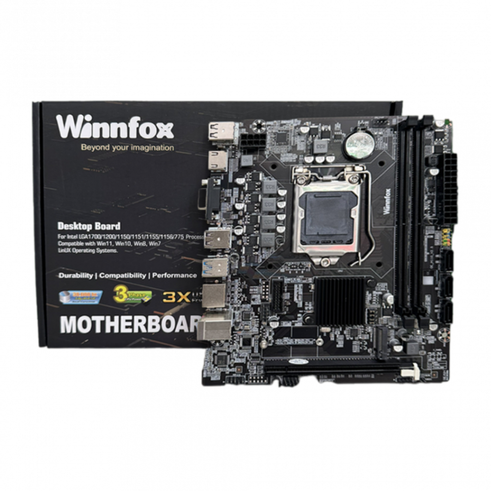 Bo mạch chủ H110 Winnfox DDR4 - Chính hãng