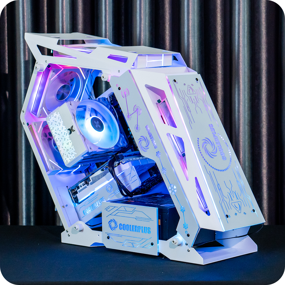 Thùng vỏ case E-Sports Coolerplus ROG ES1 - Màu trắng tiệm vi tính bình tân tiệm vi tính an lạc tiệm bán máy tính bình tân tiệm bán pc bình tân pc gaming bình tân pc bình tân máy tính bình tân sửa máy tính bình tân sủa máy tình an lạc sửa vi tính bình tân sửa vi tính tên lửa sửa vi tính mã lửa tiệm vi tính tên lửa
