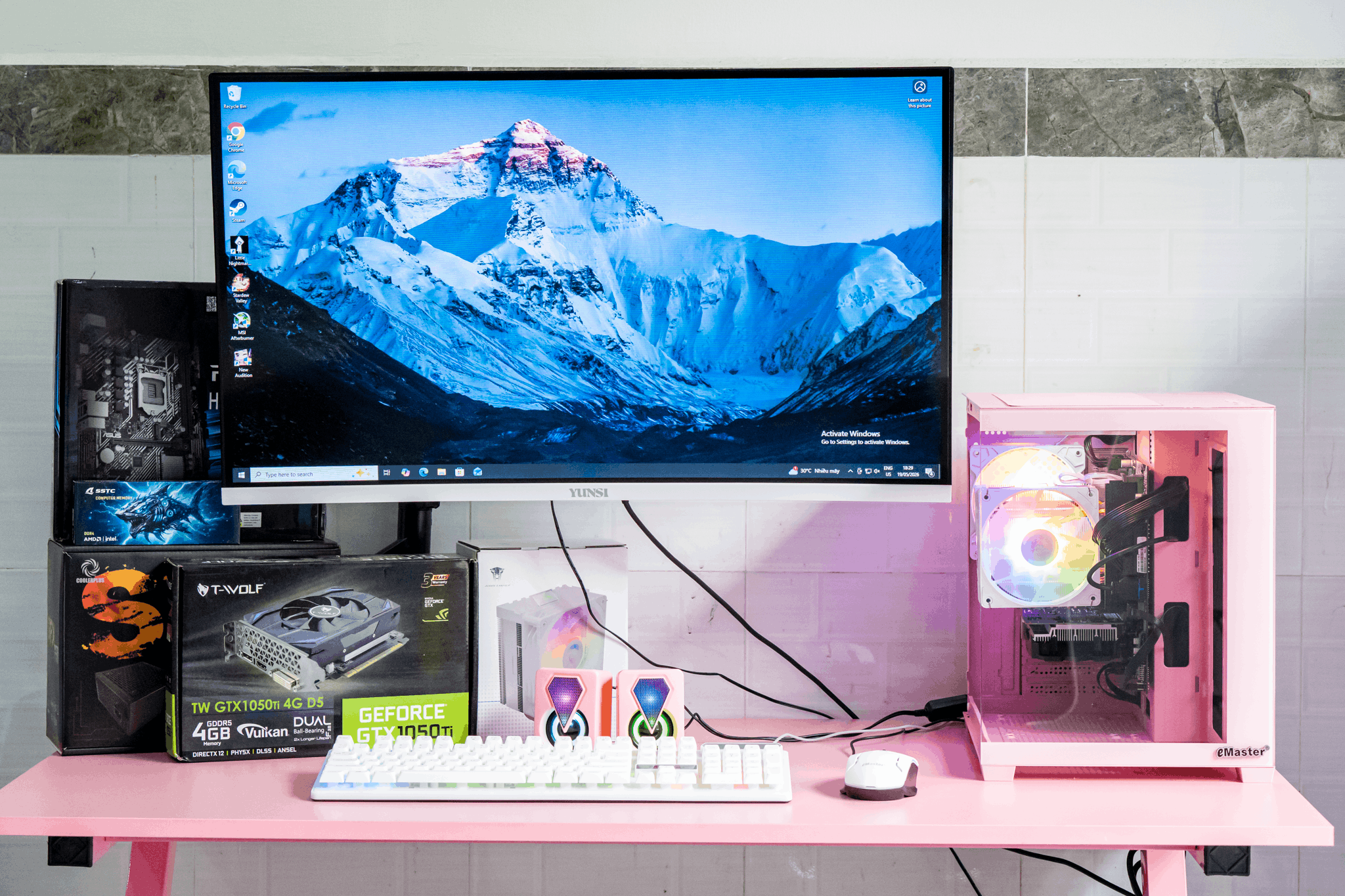 PC Gaming Trại Hè 02 (GTX 1650 4G, i3 10105F, RAM 16G, SSD 256GB) 6 gaming techcore 4