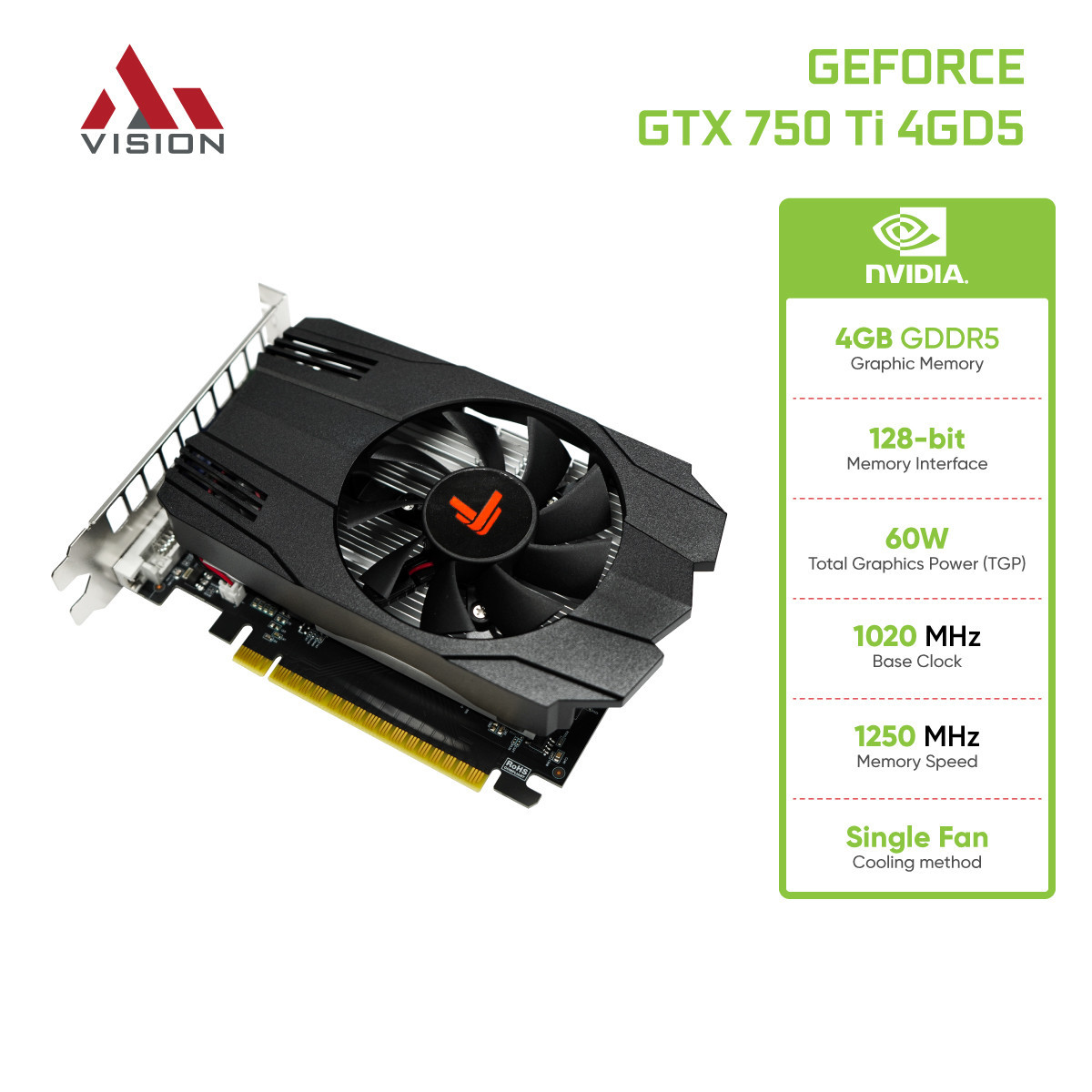Card màn hình AiVision GeForce GTX 750 Ti 4GB 11 gtx 750 ti 4gb techcore 1