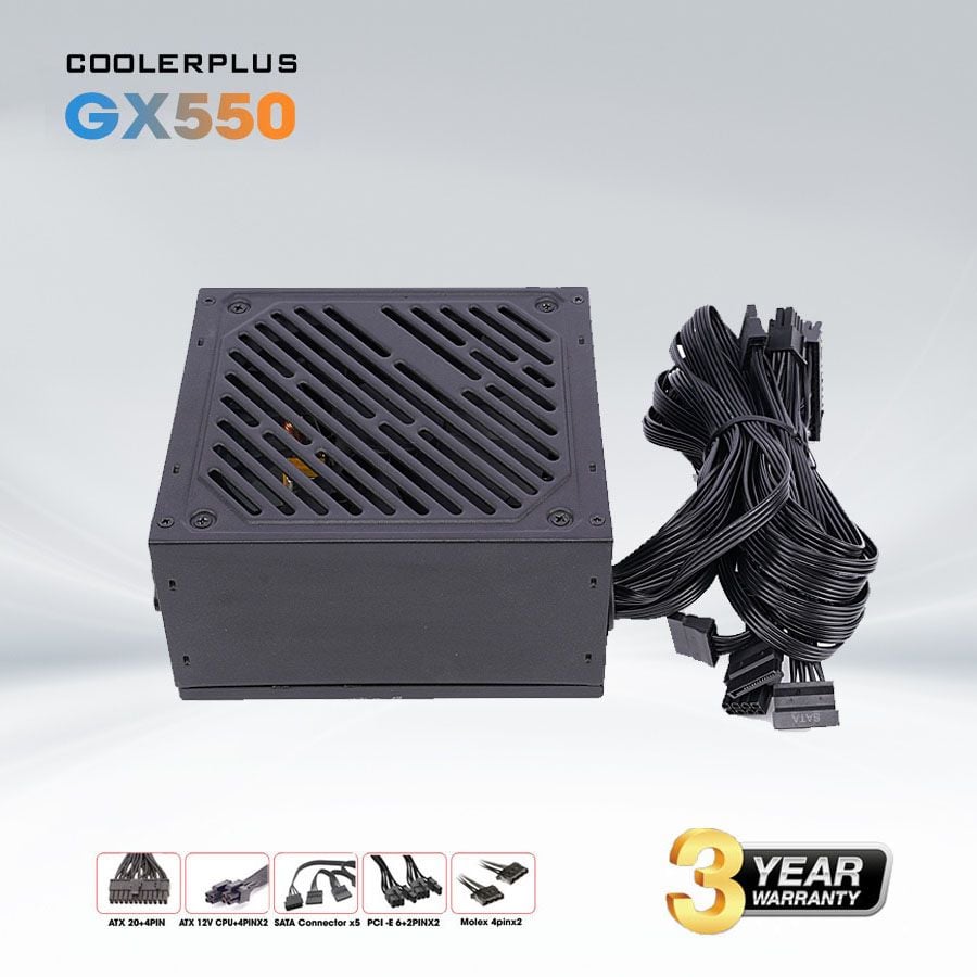 Nguồn máy tính Coolerplus GX550 550W CST 2 gx550 techcore binh tan 1