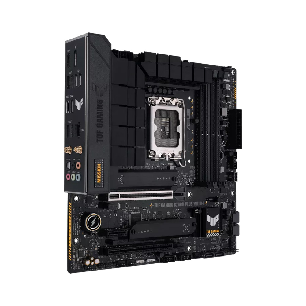 Bo mạch chủ ASUS TUF Gaming B760M-Plus Wifi DDR4 16 may tinh techcore 4