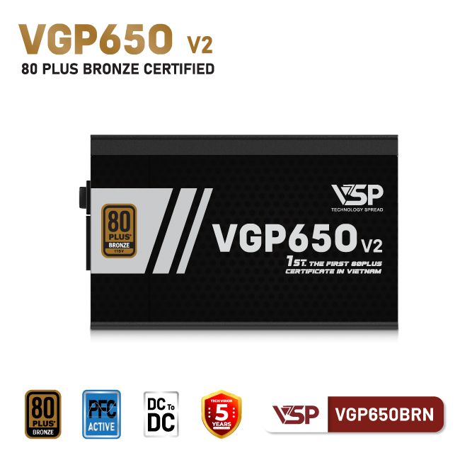 Nguồn máy tính VSP VGP650BRN V2 650W 2 may tinh tekcore 2 2