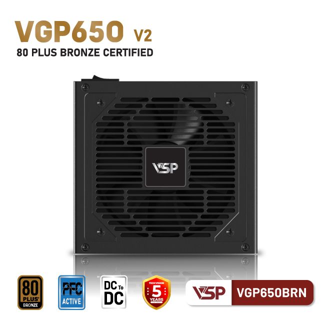 Nguồn máy tính VSP VGP650BRN V2 650W 4 may tinh tekcore 4 2