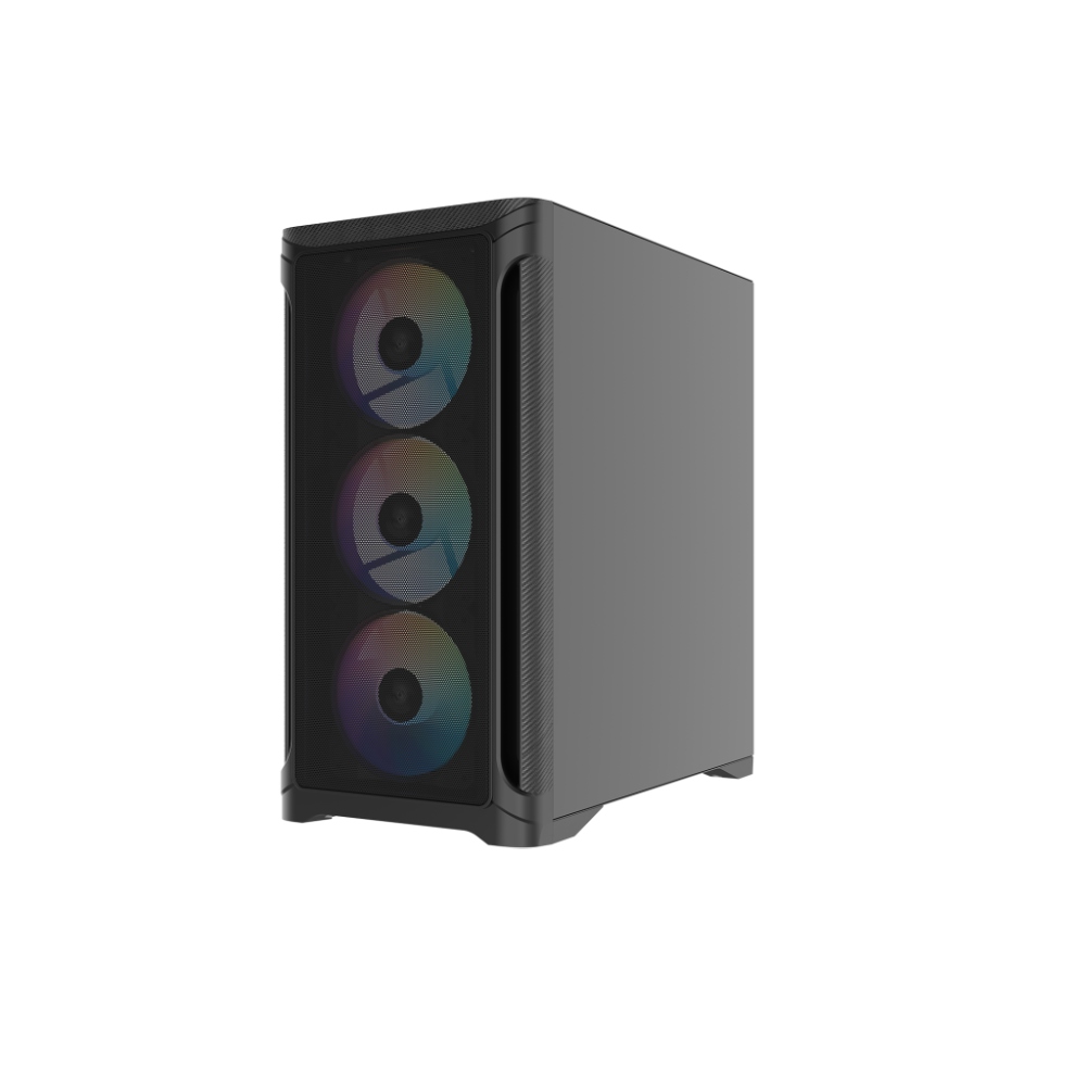 Thùng vỏ case SAMA S31E (M-ATX, Không Fan) - Màu đen 5 pc techcore 4 3