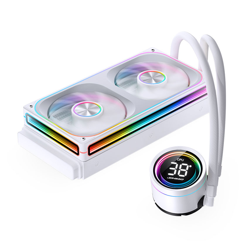 Tản nhiệt nước AIO Jonsbo TH-240 ARGB - Màu trắng 2 techcore 1