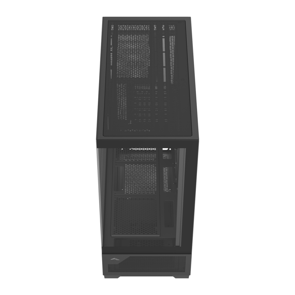 Thùng vỏ case SAMA V43E (Chưa kèm Fan) F-ATX - Màu đen 7 techcore binh tan 1 1