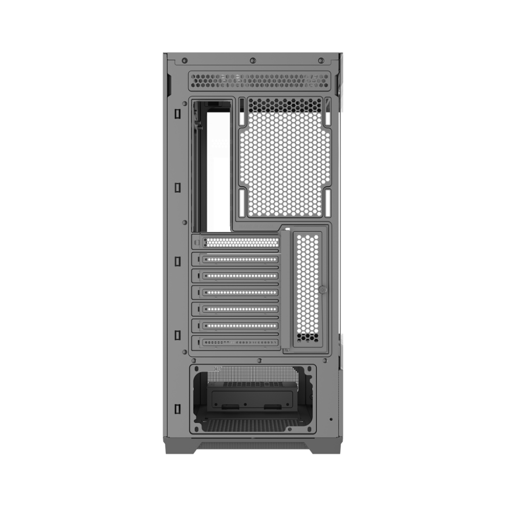 Thùng vỏ case SAMA V43E (Chưa kèm Fan) F-ATX - Màu đen 8 techcore binh tan 2 1
