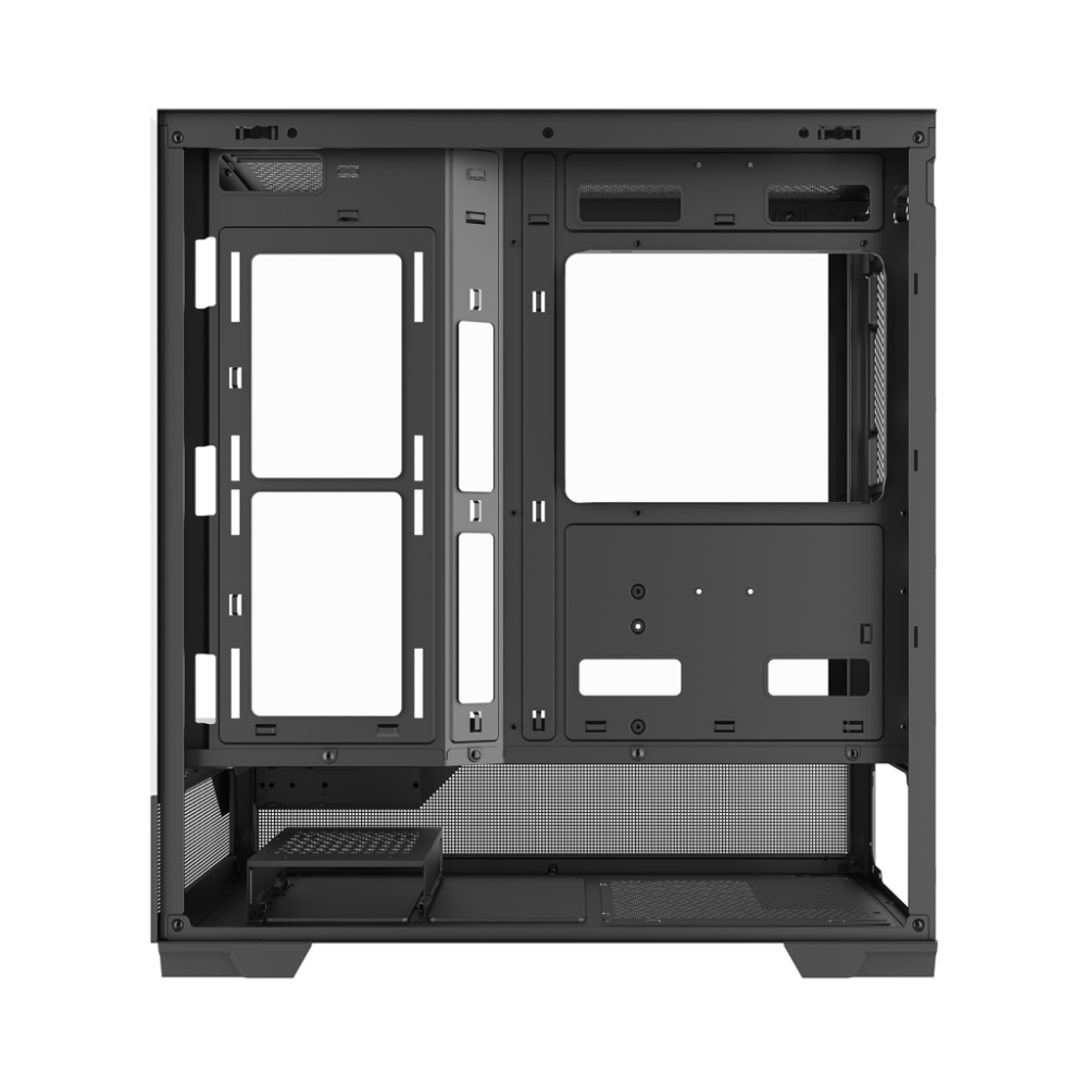 Thùng vỏ case SAMA V43E (Chưa kèm Fan) F-ATX - Màu đen 10 techcore binh tan 4 1