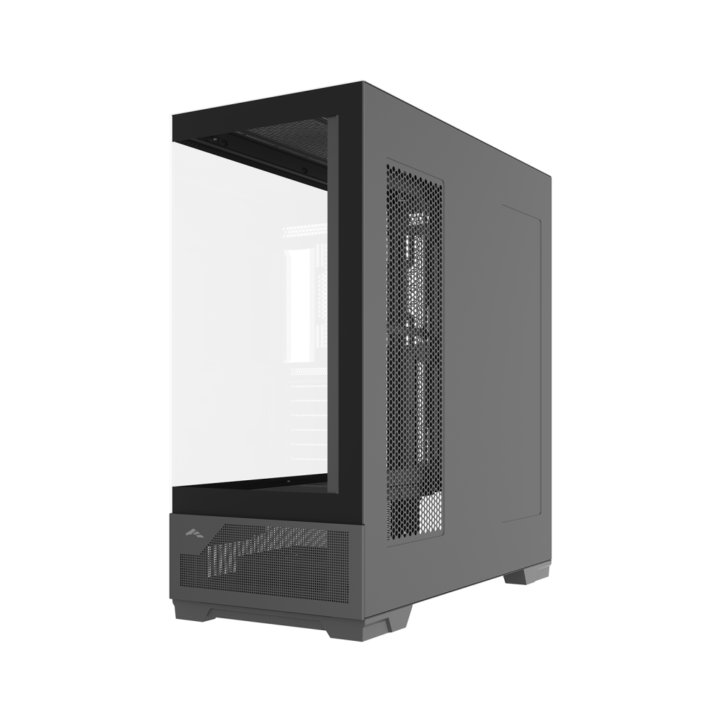 Thùng vỏ case SAMA V43E (Chưa kèm Fan) F-ATX - Màu đen 6 techcore binh tan 5 1