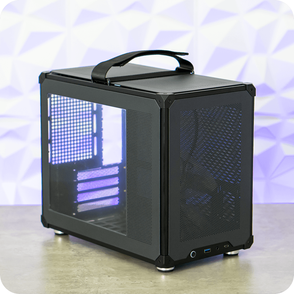 Thùng vỏ case Jonsbo C6 MAX - Màu đen