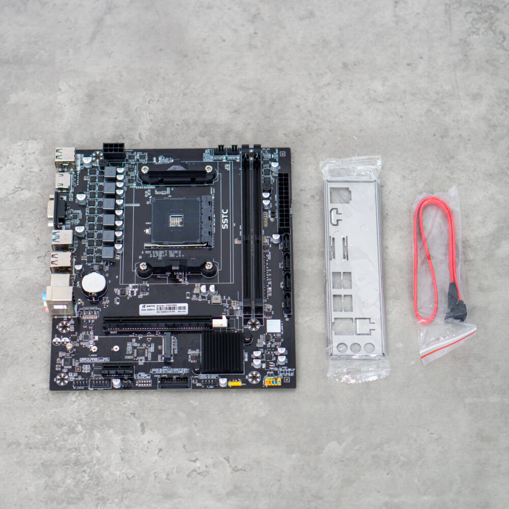 Bo mạch chủ SSTC B450M-HV DDR4 AM4 - New Box 9 techcore main 3