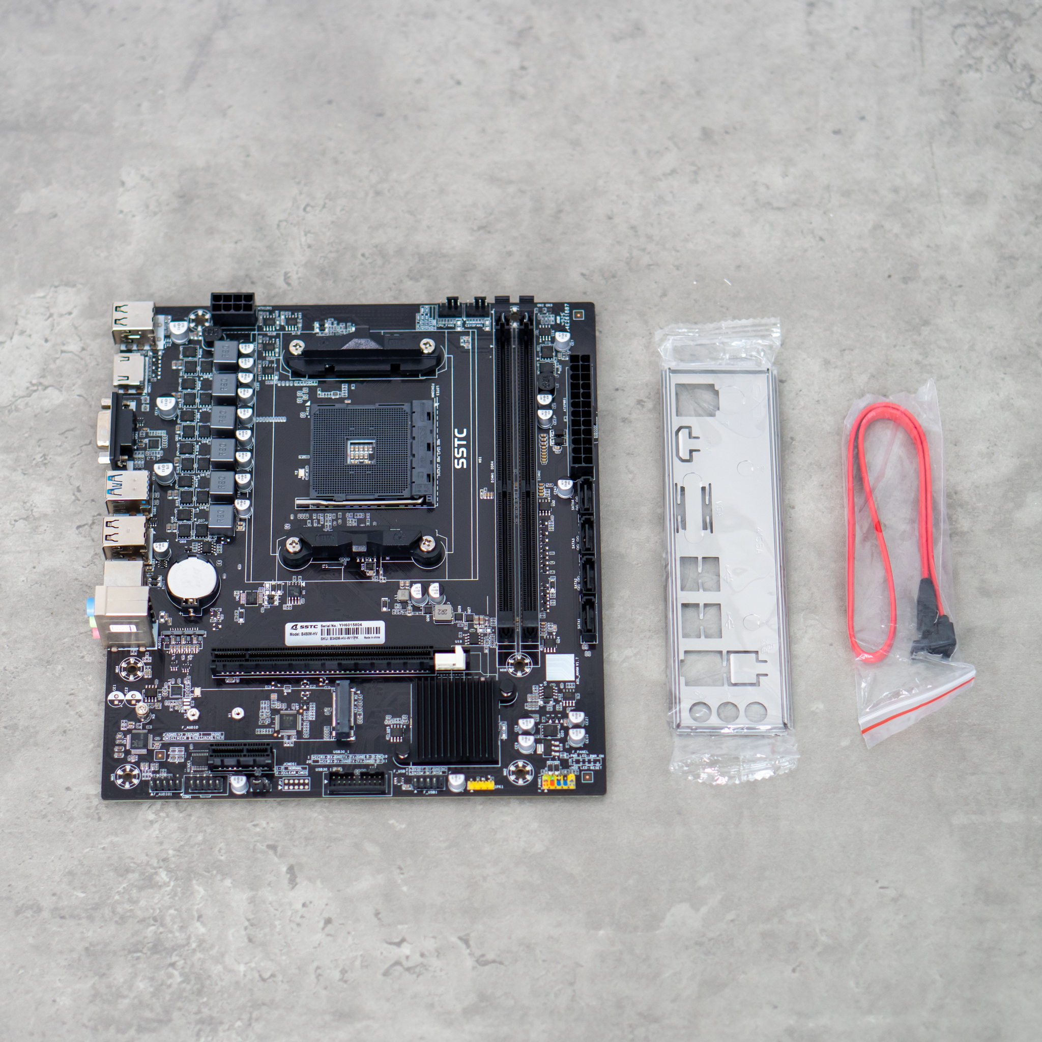 Bo mạch chủ SSTC B450M-HV DDR4 AM4 - New Box 15 techcore main 3