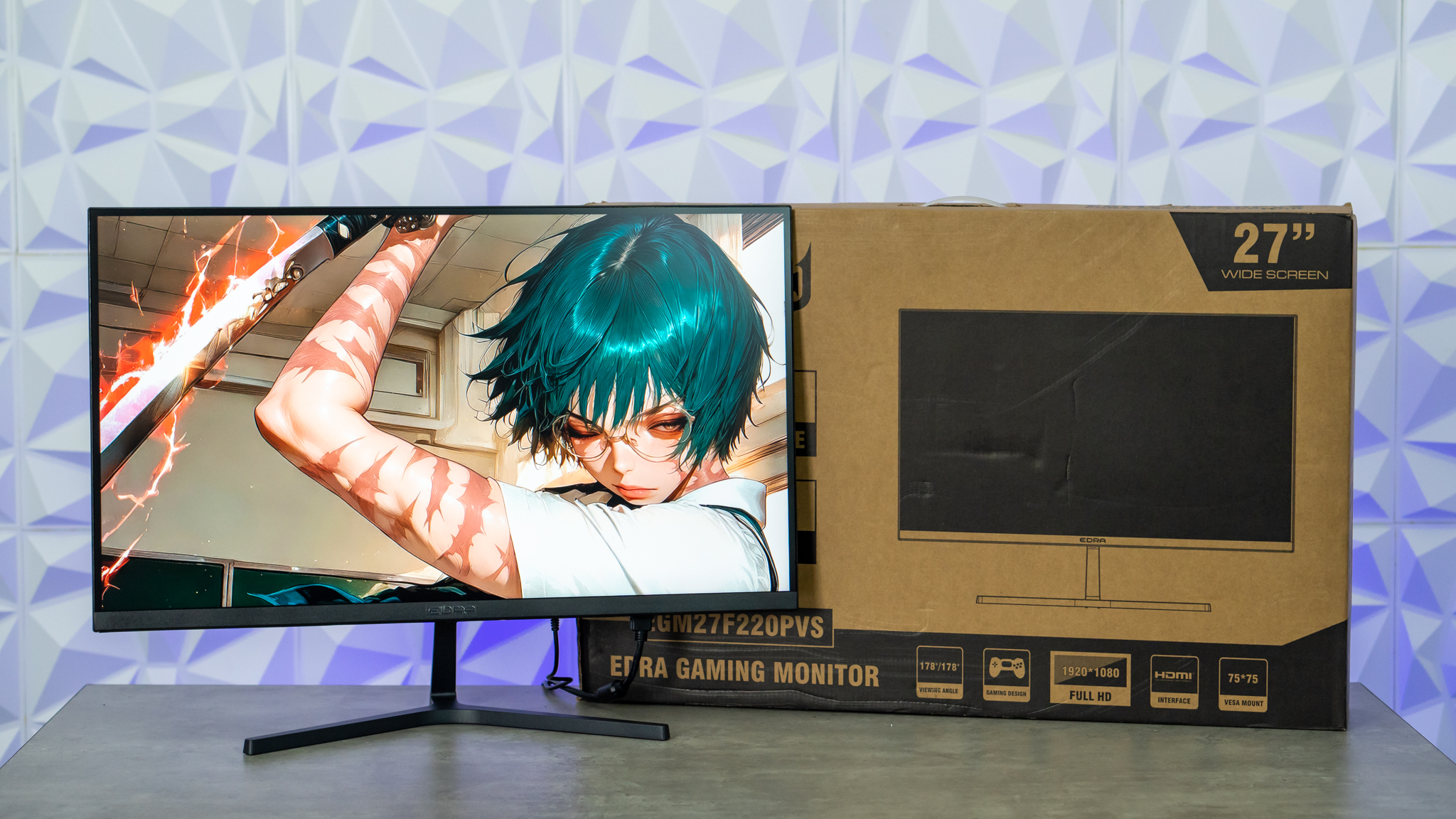 Màn hình gaming EDRA EGM27F220PVS (Full HD, 27 inch, 1ms, 220Hz) - Màu đen 2 techcore pc binh tan 5
