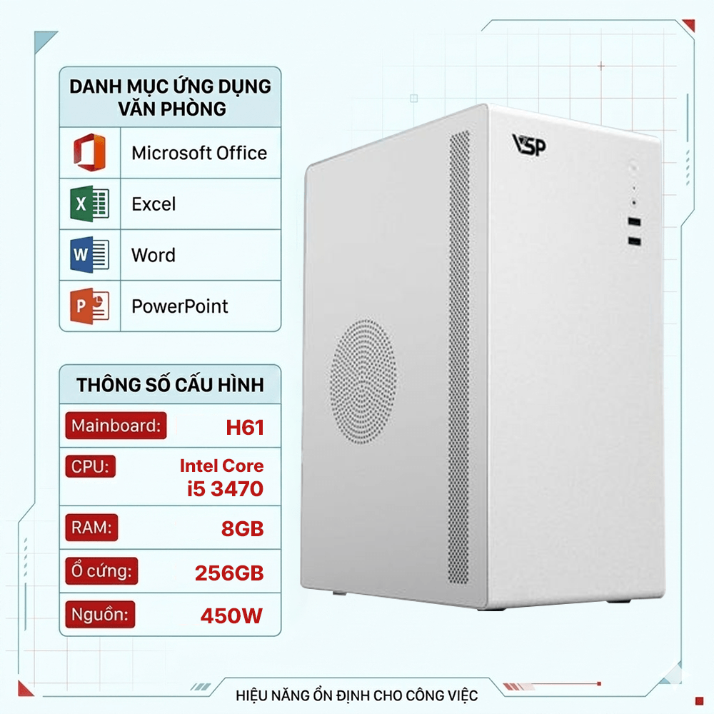 PC Home Work 05 (i5 3470, RAM 8G, SSD 256G, H61) pc văn phòng bình tân pc văn phòng tên lửa pc văn phòng trần văn giàu máy tính văn phòng bình tân pc bình tân máy pc tên lửa máy pc bình tân máy pc văn phòng mã lò lắp máy văn phòng bình tân lắp máy pc bình tân lắp máy vi tính bình tân lắp máy vi tính an lạc pc văn phòng an lạc máy tính văn phòng an lạc máy tính văn phòng bình tân máy tính văn phòng mã lò