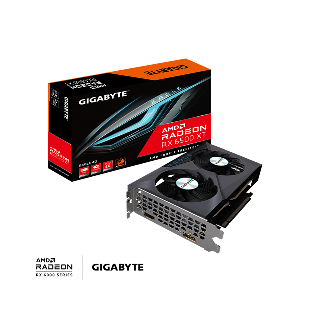 Card màn hình RX 6500 XT Gigabyte EAGLE 4GB GDDR6 tiệm vi tính bình tân tiệm vi tính an lạc tiệm bán máy tính bình tân tiệm bán pc bình tân pc gaming bình tân pc bình tân máy tính bình tân sửa máy tính bình tân sủa máy tình an lạc sửa vi tính bình tân sửa vi tính tên lửa sửa vi tính mã lửa tiệm vi tính tên lửa