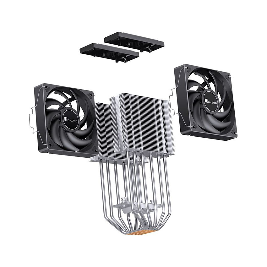 Tản nhiệt khí Jonsbo CR-3000E (Không Led) - Màu đen 8 tekcore binh tan 7