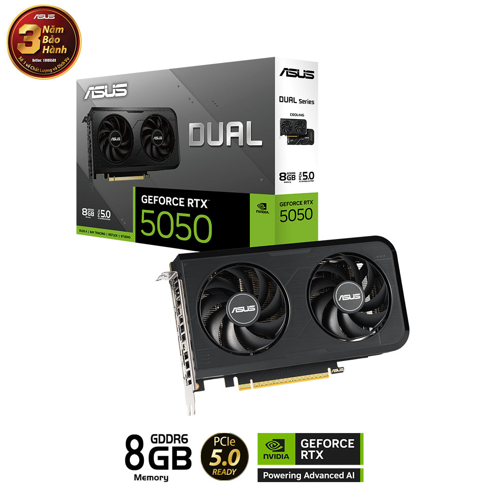 Card màn hình ASUS Dual RTX 5050 8GB GDDR6