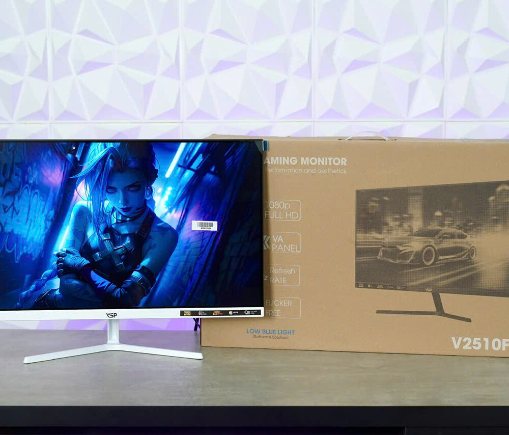 Màn hình phẳng VSP V2510F1 (25 inch, VA, FHD / 100Hz / 1ms) - Màu trắng 7 Màn hình phẳng VSP V2510F1 (25 inch, VA, FHD, 100Hz, 1ms)