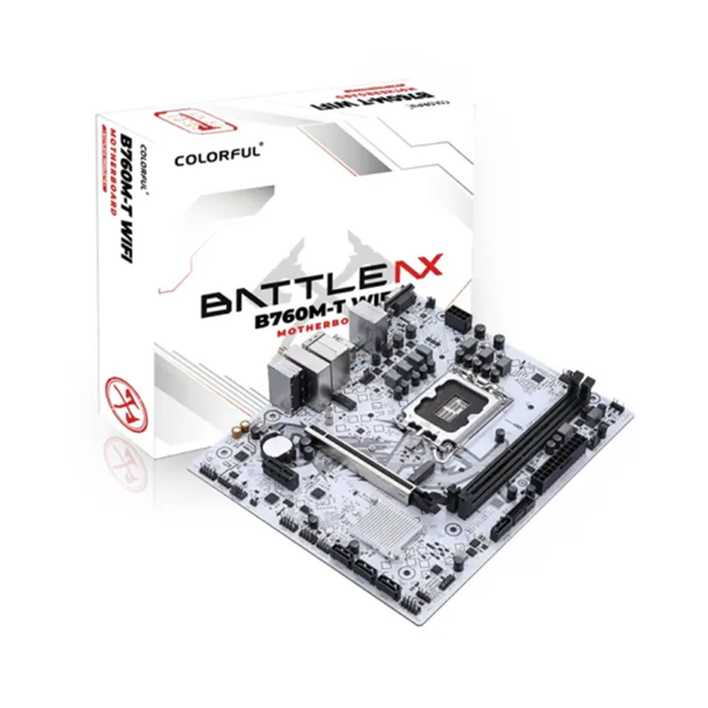Bo mạch chủ Colorful Battle-Ax B760M-T Wifi V21A tiệm vi tính bình tân tiệm vi tính an lạc tiệm bán máy tính bình tân tiệm bán pc bình tân pc gaming bình tân pc bình tân máy tính bình tân sửa máy tính bình tân sủa máy tình an lạc sửa vi tính bình tân sửa vi tính tên lửa sửa vi tính mã lửa tiệm vi tính tên lửa