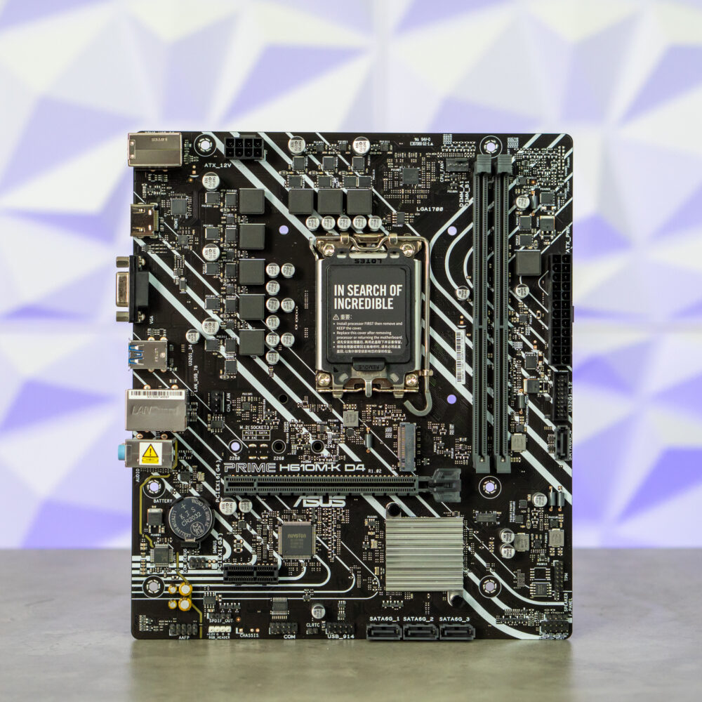 Bo mạch chủ ASUS PRIME H610M-K D4 M-ATX - Màu đen 8 vi tinh ten lua techcore 3