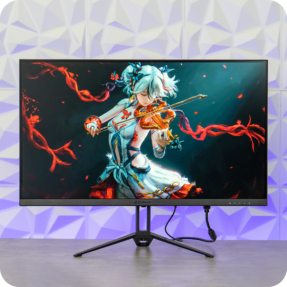 Màn hình phẳng EDRA EGM27F144PVS (IPS, 27 Inch, Full HD, 144Hz) - Màu đen