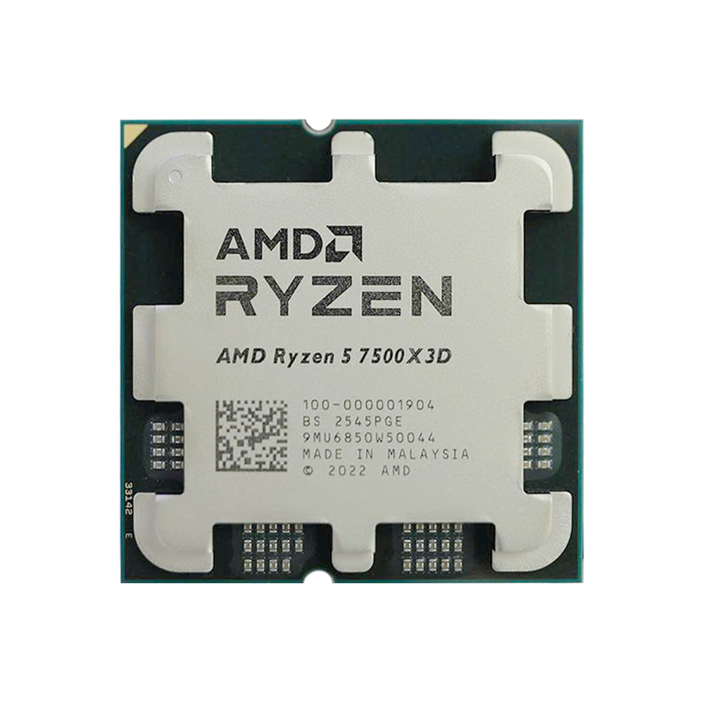 CPU AMD Ryzen 5 7500X3D (4.5GHz, 6N12L, 102MB) No Box