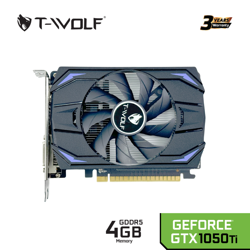 Card màn hình Nvidia GeForce GTX 1050Ti T-WOLF 4G GDDR5