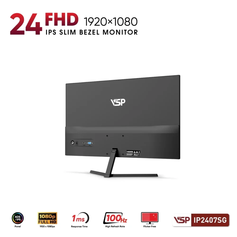 Màn Hình VSP IP2407SG 24 Inch IPS Full HD 100Hz 1ms 8 Màn Hình VSP IP2407SG 24 Inch IPS Full HD 100Hz 1ms