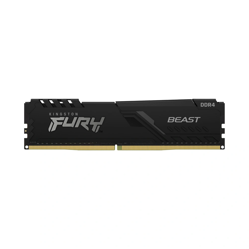 Ram PC Kingston Fury Beast Black 8GB 3200MHz DDR4 KF432C16BB/8WP