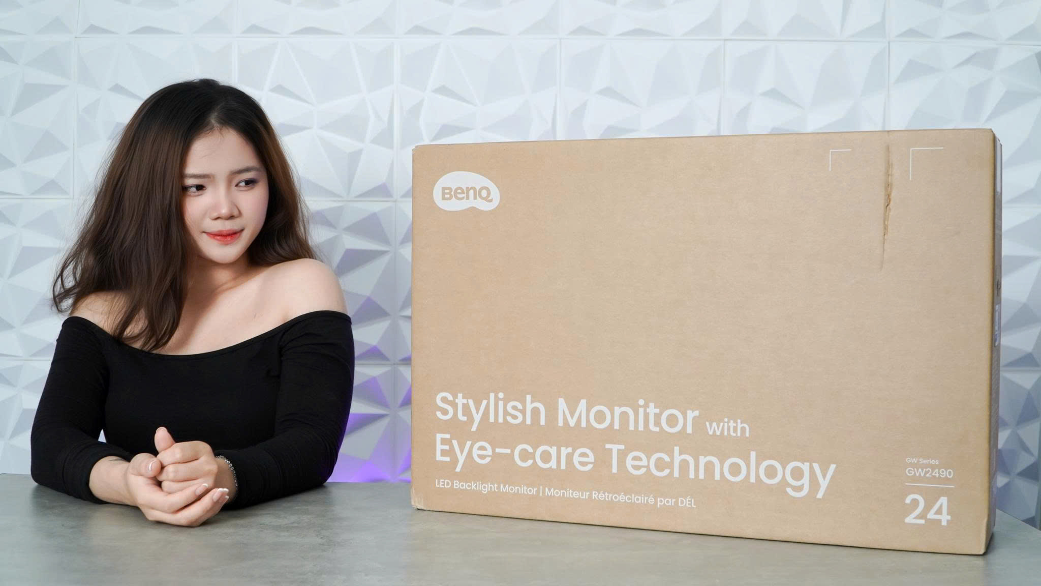 Màn hình BenQ GW2490 23.8 inch 1080p - Màu đen 11 techcore an lac 3