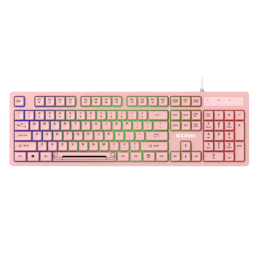 Bàn phím Gaming giả cơ EDRA EK506 - Màu đen 10 tehccore binh tan 4