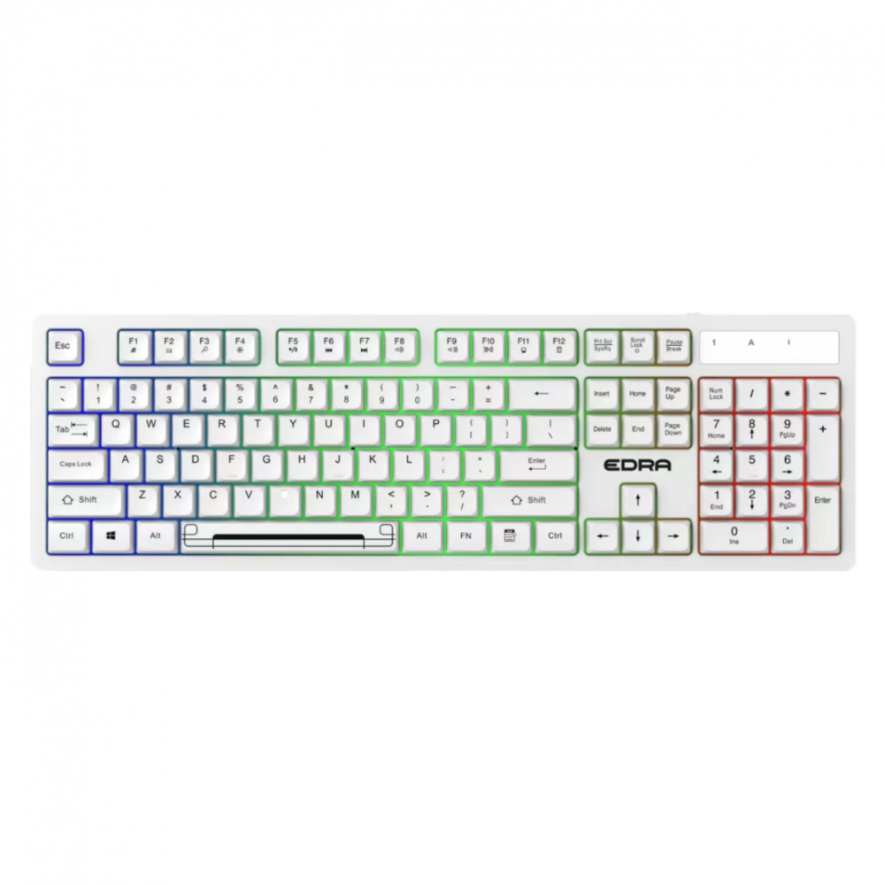 Bàn phím Gaming giả cơ EDRA EK506 - Màu đen 9 tehccore binh tan 5